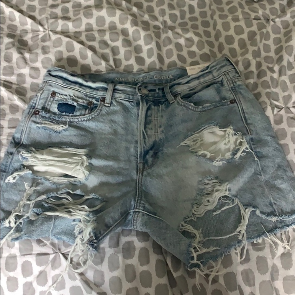 Ae 90s boyfriend denim shorts